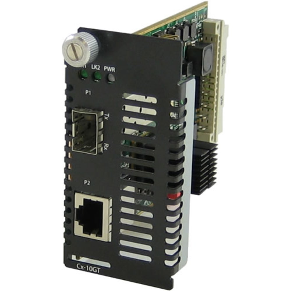 Perle C-10GT-XFPH - Media converter - 10 GigE - 10GBase-CX4, 10GBase-X, 10GBase-T - RJ-45 / XFP MPN:05061560