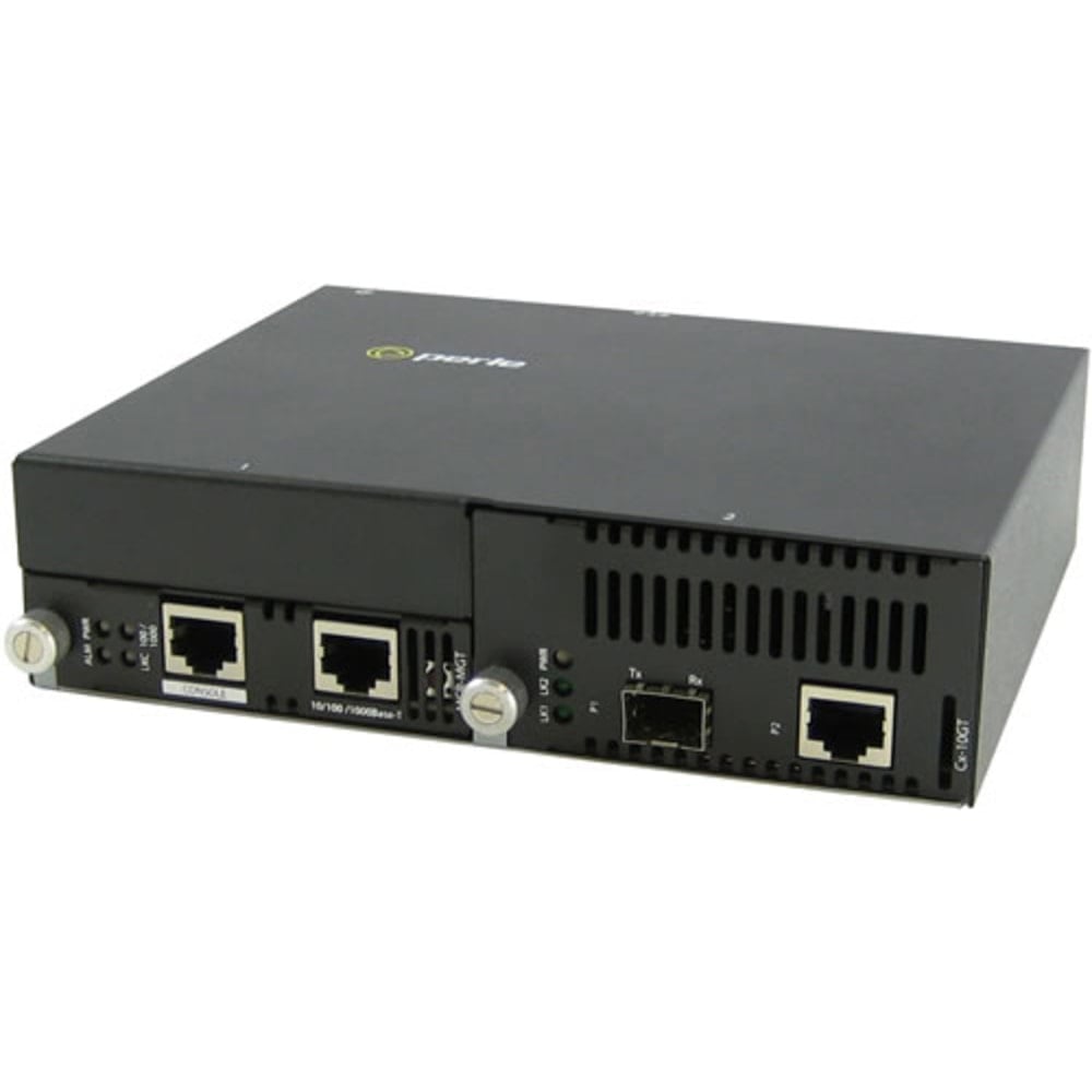 Perle SMI-10GT-XFPH - Fiber media converter - 10 GigE - 10GBase-CX4, 10GBase-X, 10GBase-T - RJ-45 / XFP MPN:05071144