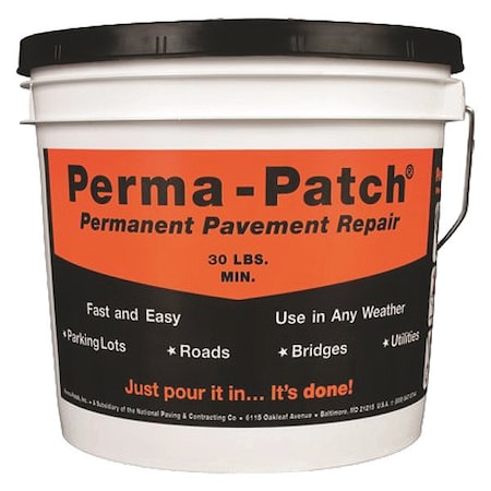 Cold Patch, Pail, Black, PP-30-FP MPN:PP-30-FP