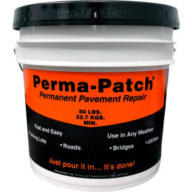 Perma-Patch® Asphalt Repair Material Fine Mix 50 lb Pail PP-50-FP - Pkg Qty 36