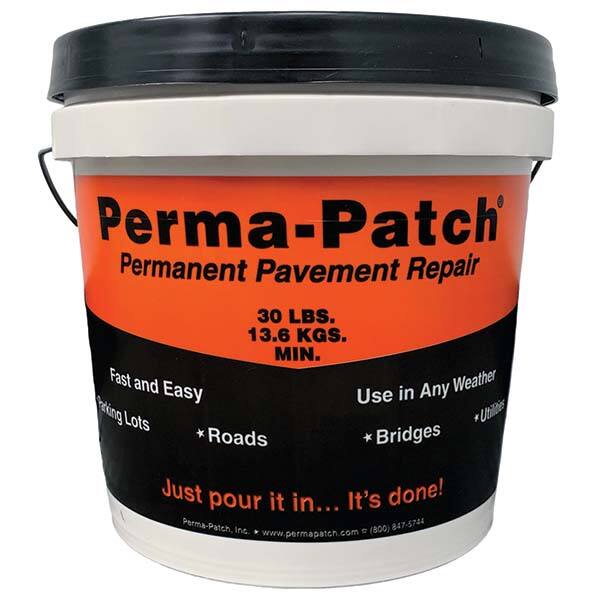 Drywall & Hard Surface Compounds, Product Type: Blacktop Repair, Pothole Patch , Color: Black , Container Size: 30 lb , Container Type: Pail  MPN:PP-30-FP