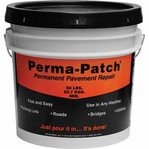 Drywall & Hard Surface Compounds, Product Type: Asphalt Patch , Color: Black , Container Size: 50 lb , Container Type: Pail , Composition: Asphaltic  MPN:PP-50-CP
