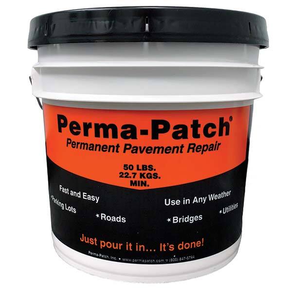 Drywall & Hard Surface Compounds, Product Type: Blacktop Repair, Pothole Patch , Color: Black , Container Size: 50 lb , Container Type: Pail  MPN:PP-50-FP