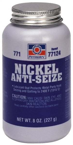 High Temperature Anti-Seize Lubricant: 8 oz Bottle MPN:77124