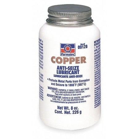 Copper Anti-Seize Lubricant 8 Oz Brush Top MPN:09128