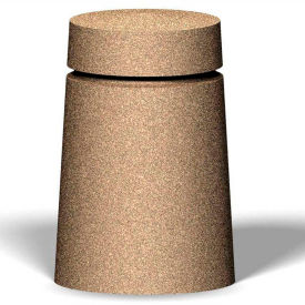 Petersen Manufacturing BR-24 Tapered Round Concrete Bollard 24