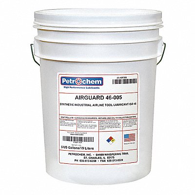 Air Tool Lubricant Synthetic Base 5 gal. MPN:AIRGUARD 46-005
