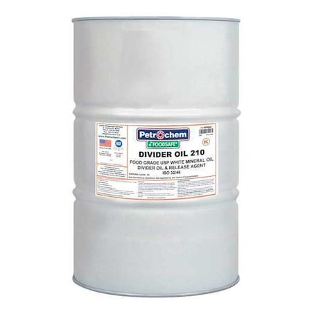 55 gal Divider Oil Drum 32 ISO Viscosity, 20 SAE, Clear MPN:DIVIDER OIL 210-055