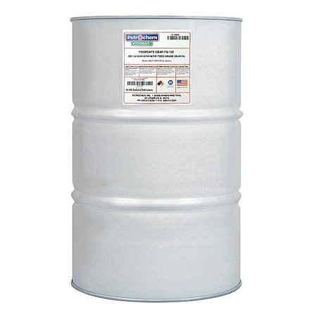 55 gal Gear Oil Drum 150 ISO Viscosity, 85W SAE, Clear MPN:FOODSAFE GEAR FG-150-055