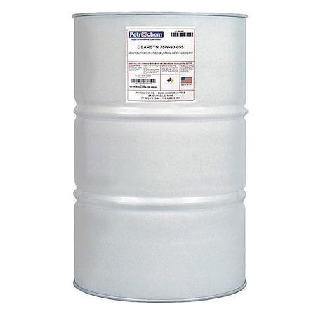 55 gal Gear Lubricant Pail Not Specified ISO Viscosity, 75W SAE, Amber MPN:GEARSYN 75W-90-055