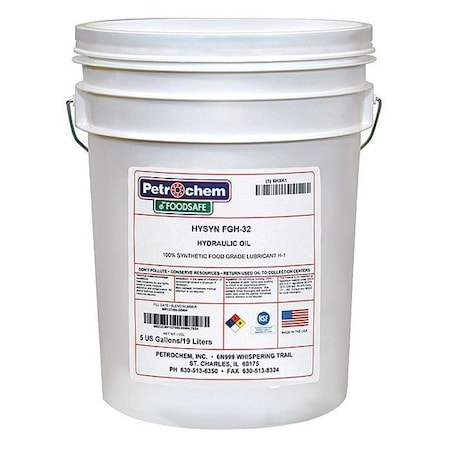 5 gal Pail, Hydraulic Oil, 32 ISO Viscosity, 10W SAE MPN:HYSN FGH-32-005