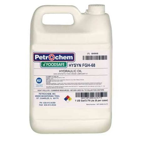 1 gal Jug, Hydraulic Oil, 68 ISO Viscosity, 20W SAE MPN:HYSN FGH-68-001