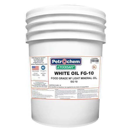 5 gal Pail, Hydraulic Oil, 10 ISO Viscosity, 5W SAE MPN:WO FG-10-005