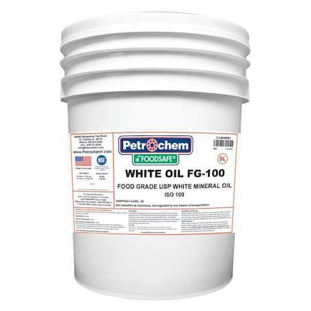 5 gal Pail, Hydraulic Oil, 100 ISO Viscosity, 30 SAE MPN:WO FG-100-005