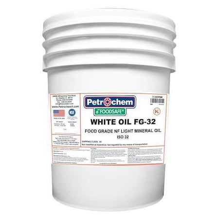 5 gal Pail, Hydraulic Oil, 32 ISO Viscosity, 10W SAE MPN:WO FG-32-005