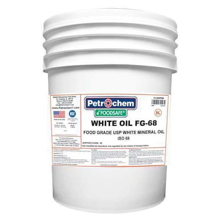 5 gal Pail, Hydraulic Oil, 68 ISO Viscosity, 20 SAE MPN:WO FG-68-005