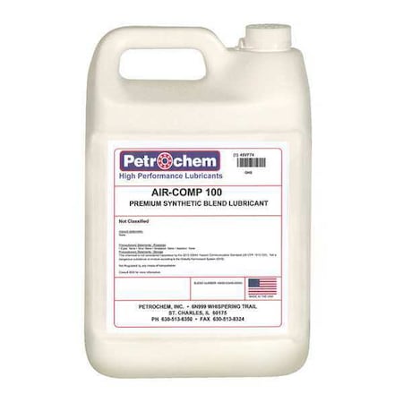 Compressor Oil, 1 gal, Jug, 30 SAE Grade MPN:AIR-COMP 100-001