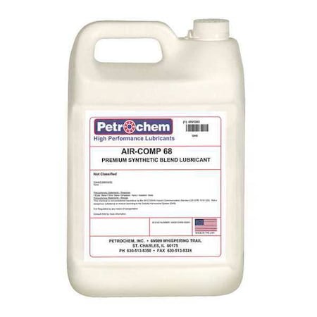 Compressor Oil, 1 gal, Jug, 20 SAE Grade MPN:AIR-COMP 68-001