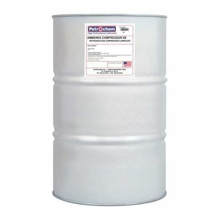 Compressor Oil, 55 gal., Drum, Mineral Oil MPN:AMMONIA COMPRESSOR 68-055