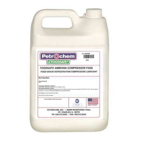 Compressor Oil, 1 gal, Jug, 20 SAE Grade MPN:FS AMMONIA COMPRESSOR FG-68-001