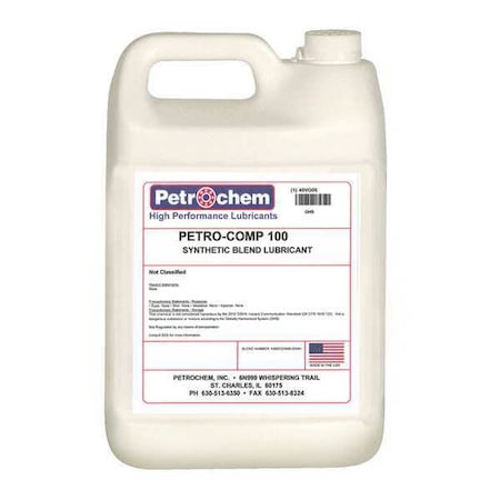 Compressor Oil, 1 gal, Jug, 30 SAE Grade MPN:PETRO-COMP 100-001