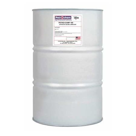 Compressor Oil, 55 gal., Drum, Mineral Oil MPN:PETRO-COMP 100-055