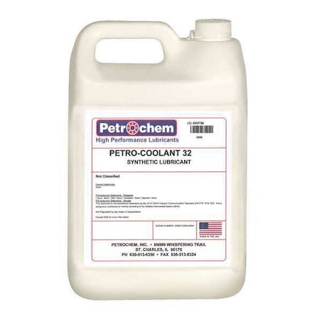 Compressor Oil, 1 gal., Jug, Synthetic Oil MPN:PETRO-COOLANT 32-001