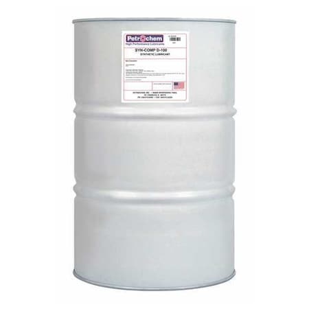 Compressor Oil, 55gal, Drum, Synthetic Oil MPN:SYN COMP D-100-055