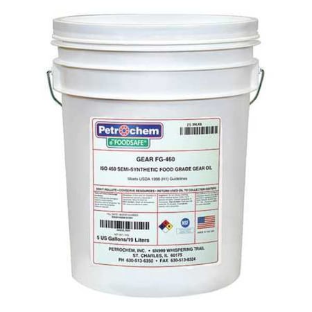 Food Grade SemiSyn Gear Oil, ISO 460 MPN:FOODSAFE GEAR FG-460-005