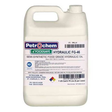 Food Grade SemiSyn Hydraulic Oil, ISO 46 MPN:FOODSAFE HYDRAULIC FG-46-001