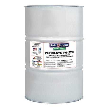 Food Grade Oven Chain Lubricant, ISO 220 MPN:FOODSAFE PETRO-SYN FG-220-055