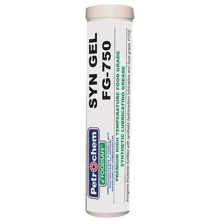 Food Grade Synthetic High Temp Grease, 14 Oz. MPN:FOODSAFE SYNGEL FG-750