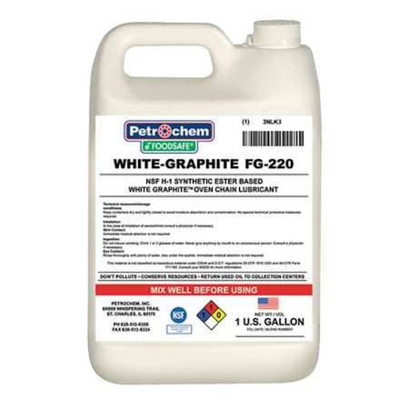 Food Grade White Graphite Lube, ISO 220 MPN:FOODSAFE WHITE-GRAPHITE FG-220
