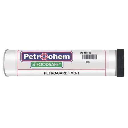 Multipurpose Grease, 14 oz, Cartridge, Semi-Synthetic Base, 298 Degrees F Max Op Temp, White MPN:PETRO-GARD FMG-1