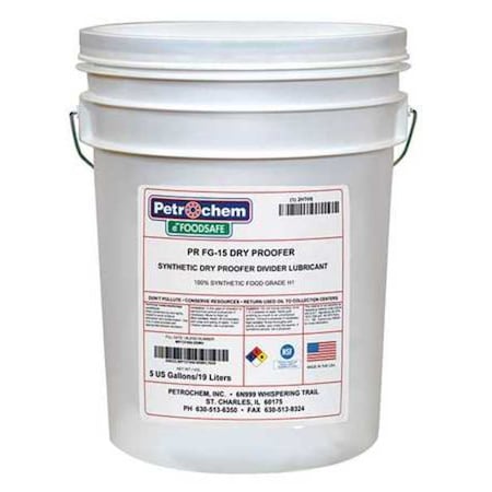 Food Grade Dry Proofer Chain Lube, ISO 15 MPN:PR FG-15