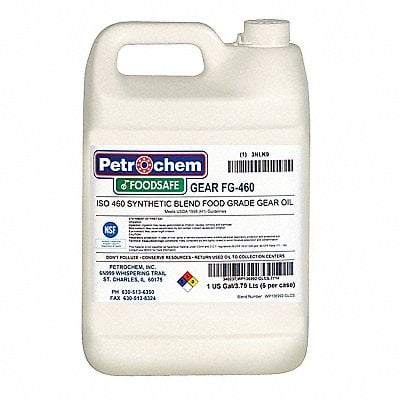 Food Grade SemiSyn Gear Oil ISO 460 MPN:FOODSAFE GEAR FG-460-001