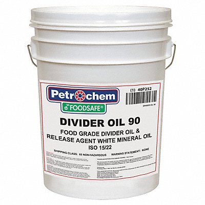 Divider Oil Food Grade 5 gal. MPN:FOODSAFE DIVIDER OIL 90-005