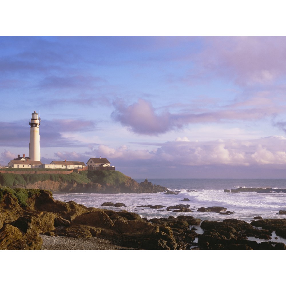 Biggies Landscape/Seascape Mural, 32in x 24in, Unframed, Lighthouse MPN:BG-WM-LTH-32