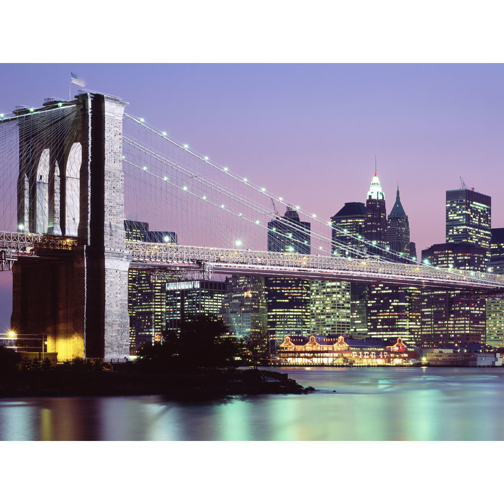 Biggies Landscape/Seascape Mural, 32in x 24in, Unframed, New York MPN:BG-WM-NYS-32
