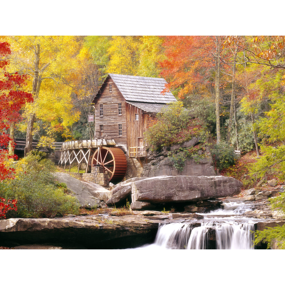 Biggies Landscape/Seascape Mural, 40in x 30in, Unframed, Water Wheel MPN:BG-WM-WWL-40