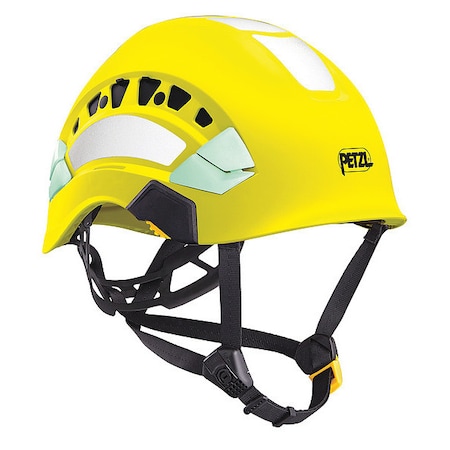 Safety Helmet, VERTEX, ABS, 6 Point Ratchet, Type 1, Class C, Hi-Vis Yellow MPN:A010EA00