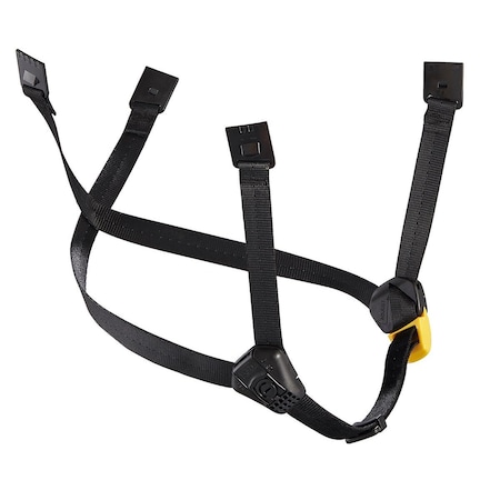 Dual Chinstrap, Extended, Yellow/Black MPN:A010FA02