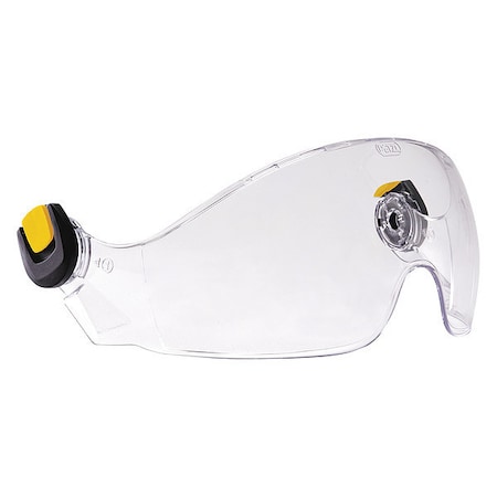 Eye Shield, Clear Visor, 3 1/2 in Height, Anti-Fog, Scratch-Resistant Lens MPN:A015AA00