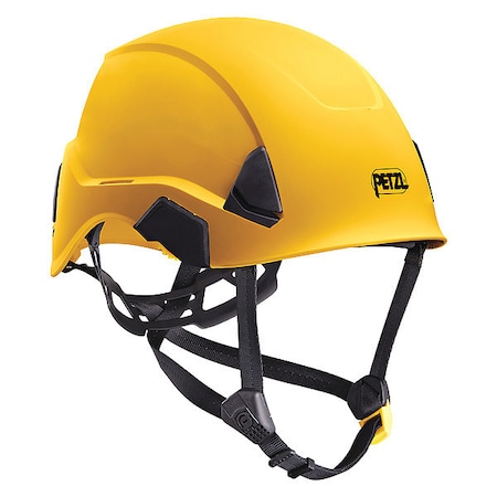 Safety Helmet, STRATO ALVEO, ABS, 6 Point Ratchet, Type 1, Class C, Yellow MPN:A020AA01