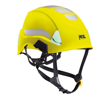 Safety Helmet, ABS, EPP, Hi-Vis Yellow, Fits Hat Size One Size Fits Most MPN:A020CA00
