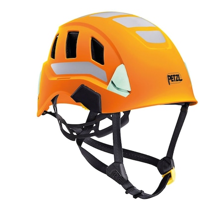 Safety Helmet, ABS, EPP, Hi-Vis Orange, Fits Hat Size One Size Fits Most MPN:A020DA01