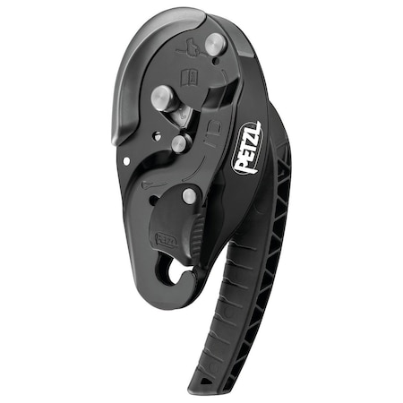 Petzl ID L Descender Black for 12.5 mm to 13 mm ropes MPN:D020BA01