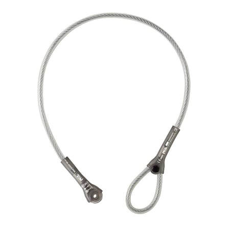 WIRE STROP Anchor Strap, 150 cm, 6.5 mm Diameter Galvanized Steel with Two Sized Terminations MPN:G200AA02