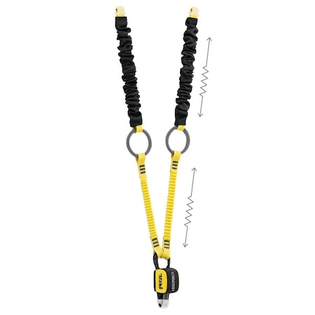 Double Lanyard w/Tie Back Rings, 150 cm MPN:L015AB00
