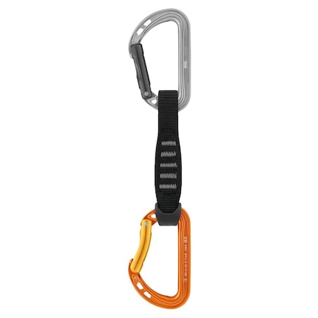 Quickdraw, 11cm Length, Aluminum, Nylon Sling, Orange/Black/Gray MPN:M061AC00